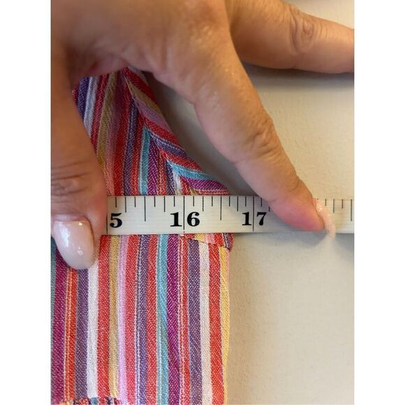 Urban Outfitters Out From Under Jumpsuit Rainbow Striped medium boho festival va - Picture 7 of 9